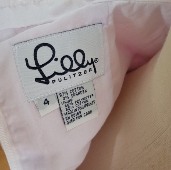 LILY PULITZER VINTAGE RARE Midi Pink Size 4 - Picture 6 of 6
